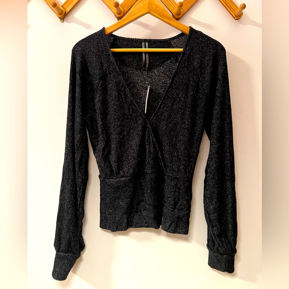 Black Heather Anthropologie sweater